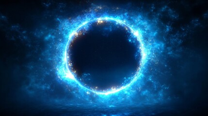 Wall Mural - Mystical Blue Energy Portal