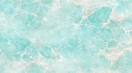 Sticker - Teal marble texture background.