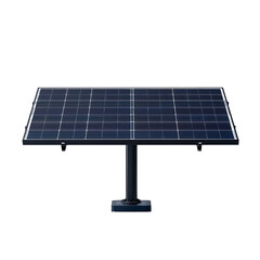 3d rendering of a solar panel on a transparent background, png image, png file, generative art.