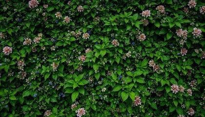 floral backdrop wall wallpaper garden scene with ivy vines leaves rose blossom roses