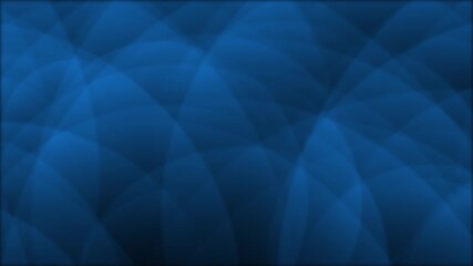 Wall Mural - dark blue seamless looping tech background. repeating animation of falling blue shapes in front of b