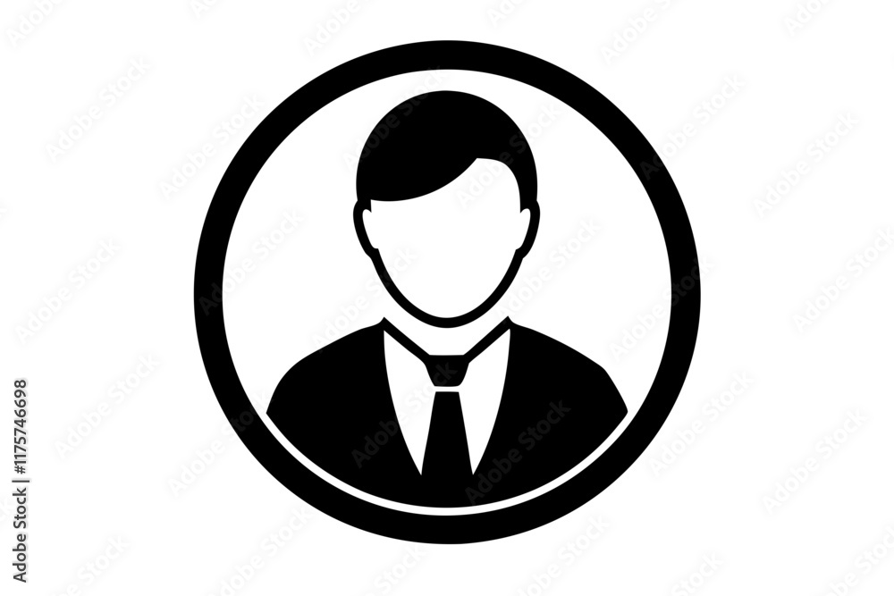 Male and female portraits, silhouettes, avatars or profiles of unknown ...