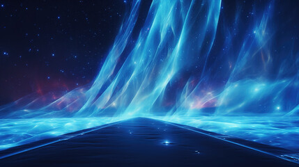 Wall Mural - cosmic pathway through the galaxy