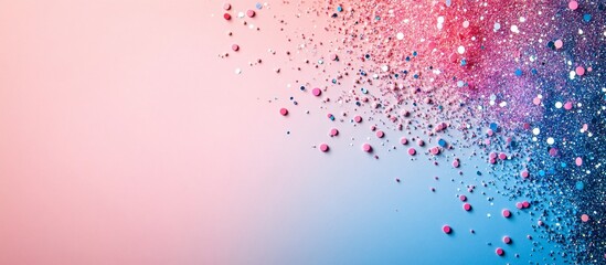 Wall Mural - Pink and Blue Glitter Sparkle Background