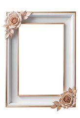 Wall Mural - Frames isolated on transparent background, template