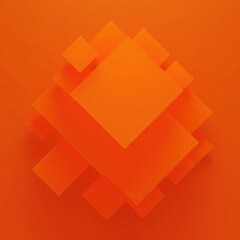 Aufkleber - Abstract Orange Pattern