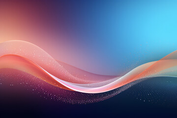 Wall Mural - abstract blue wave background design with flowing lines and vibrant colors, perfect for dynamic digi