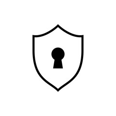 Wall Mural - Security icon vector. protection sign and symbol. privacy. vpn