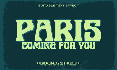 Retro vintage text effect, editable text effect and 80s 3d font style bold shadow oldschool poster design