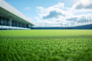 Poster - field and sky