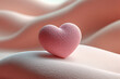 © Evhen Pylypchuk - 3D podium with a soft pink heart resting on a smooth surface, exuding warmth and love, perfect for romantic, Valentine’s Day, or product display designs