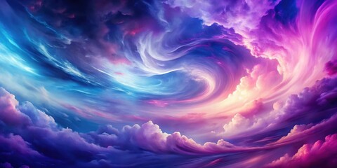 vibrant hues of purple and blue swirl together in a mesmerizing abstract blur background, colorful b