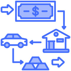 Sticker - Financial Plan Icon