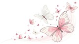 background with butterflies
