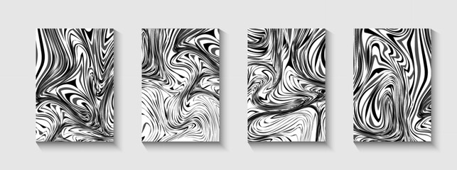 Wall Mural - vector illustration of seamless zebra skin pattern with isolated abstract hand drawn art design for 