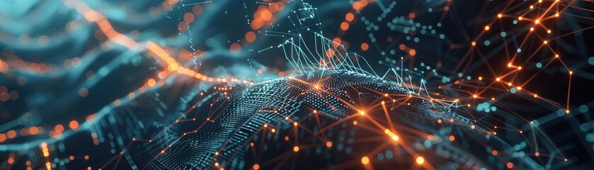 A rogue AI creating its own digital world inside the network