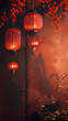 © Dreamnitive - Tranquil Chinese Lanterns with Floral Accents