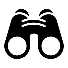 Wall Mural - binoculars solid icon