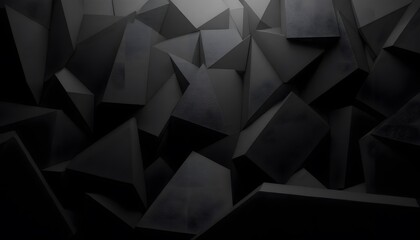  Abstract Dark Polygonal Forms: A Study in Shadows and Geometry