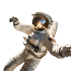 astronaut isolated on white