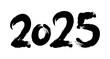 © suorun - 2025　筆　黒　手書き　ベクター 筆文字