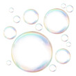 © logoinspires - soap bubbles colorful isolated on white PNG bubble transparent bubble