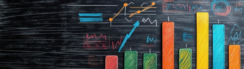 business analytics tools flat design side view data-driven theme cartoon drawing