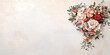 © Twopictures - Blumenherz - Muttertag - Valentinstag Hochzeit und sonstige Feierlichkeiten. Karte Banner mit Platz für Text