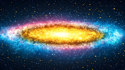 Wall Mural - Cosmic Nebula Illustration