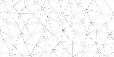 Leinwandbilder - Abstract modern grey gradient lines seamless pattern. Subtle ornament with delicate grid, lattice, net, triangles, rhombuses, with shadows. Abstract minimalist background. Geometric art deco texture.	