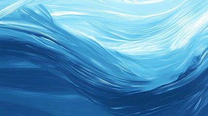 Wall Mural - Blue and white wave with a lot of dots. The image is of a wave in the ocean