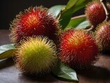 close up photo of rambutan fruit