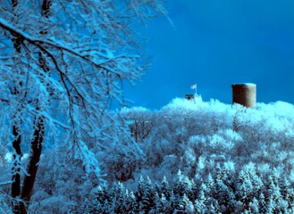 Wall Mural - Winter landscape in Schmitten Oberreifenberg