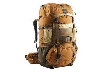 durable outdoor backpack designed for hiking and trekking with many compartments for essential gear