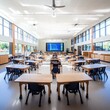 © Nakorn - Innovative classroom design incorporating formative assessment strategies modern learning space educational environment bright and open layout engaging learning concept