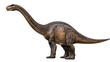 © yeewa - Majestic Titanosaurus: A digital rendering of a Titanosaurus, a colossal herbivorous dinosaur, showcasing its immense size and detailed scales.