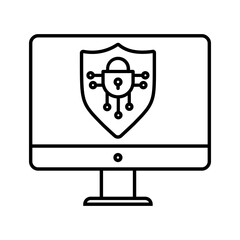 Wall Mural - password icon vector. protection illustration sign. security symbol or logo.