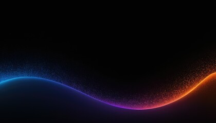 Wall Mural - abstract wave motion pattern on dark blue background wallpaper for digital technology ai generated 6