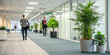 © 99___Designer - A Calming Blurred Background of a Business Office Floor for Enhanced Focus