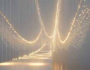 Canvas Print - Luminous Bridge Path