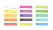 © ifh85 - realistic bright page markers in set isolated