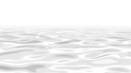 Wall Mural - Smooth, white liquid surface with gentle waves.