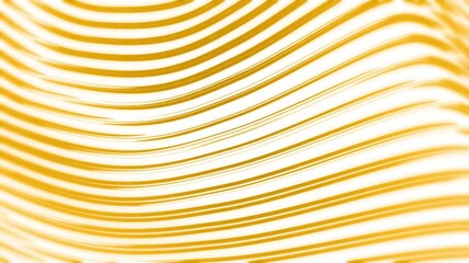 yellow and white wave seamless loop pattern abstract motion background. 3d animation