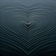 Wall Mural - blue heart background