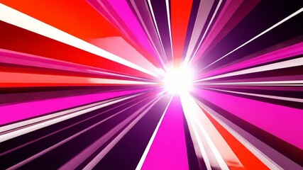 Wall Mural - vibrant burst of colorful light radiating from a central point in a modern abstract design