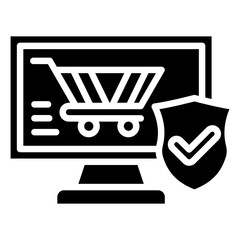 Canvas Print - Secure Checkout Icon