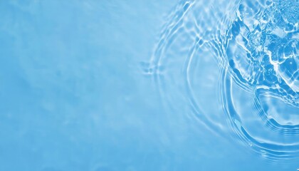 Poster - Crystal clear rippling water with sunlight reflections creating soothing aquatic patterns ideal for spa wellness themes or refreshing visuals

