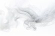 © Oratai - Billowing white smoke forming soft, cloud-like shapes in the atmosphere isolated on white background