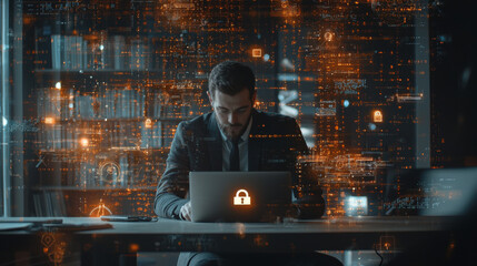 “secured connections: the shield of online protection”