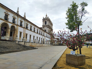 Wall Mural - Monastery in Alcobaca, ancient buildings and architecture in detail